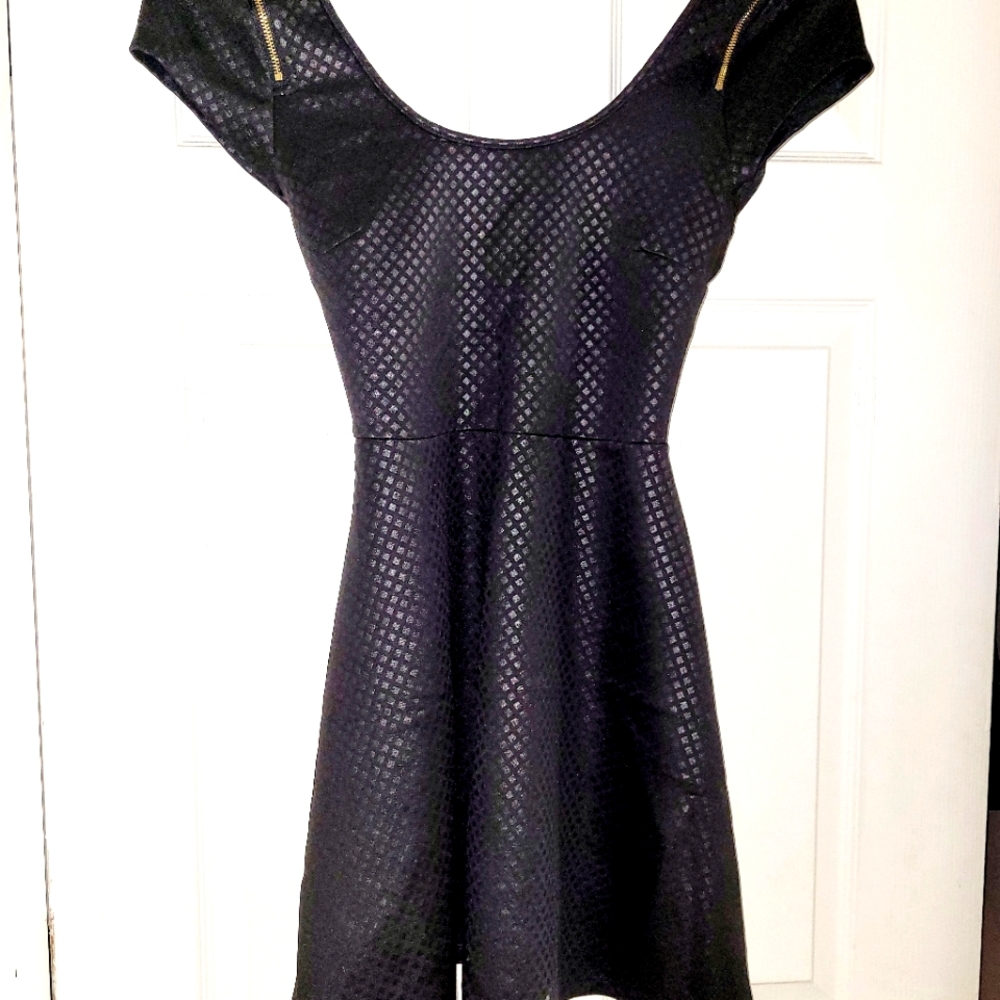 Black skater dress